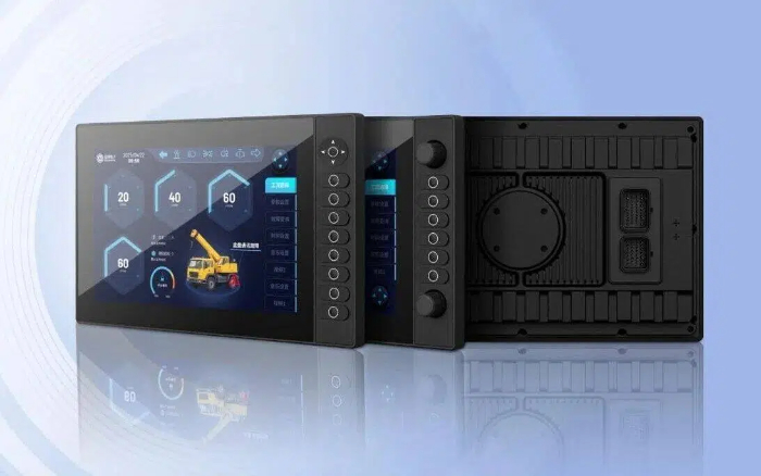 10寸移動(dòng)機(jī)械顯示屏，CAN通信